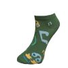 Marshmallow dj music ankle socks by Senior Gabr