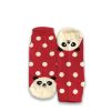 Panda and dots Ankle socks by Senior Gabr