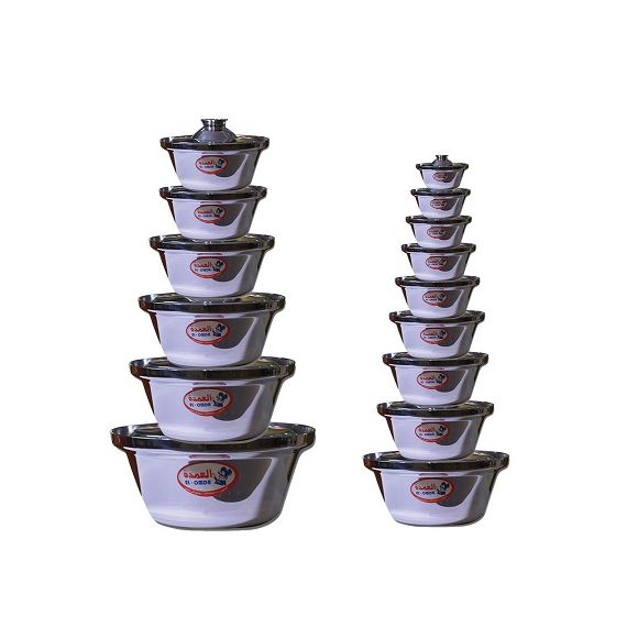Cookware Sets Aluminium Silver by Elomda