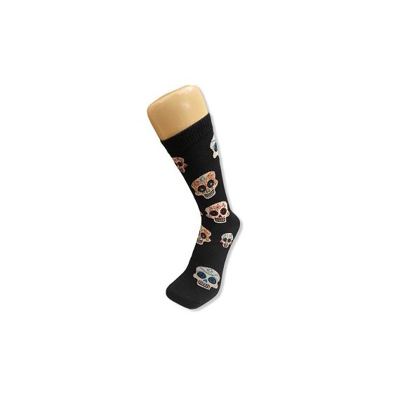 Skull Full length cotton socks by Senior Gabr