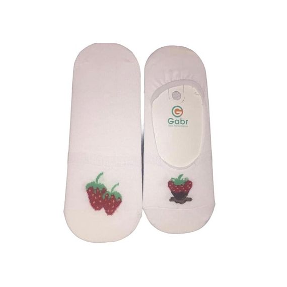 Strawberry Invisible Socks by Senior Gabr